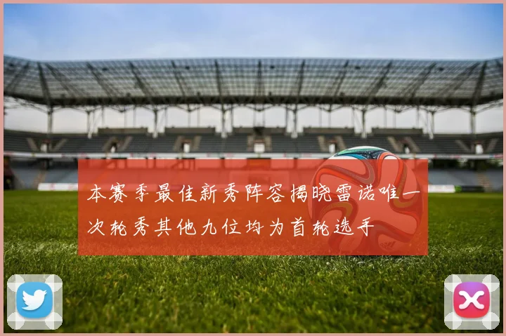 本赛季最佳新秀阵容揭晓雷诺唯一次轮秀其他九位均为首轮选手